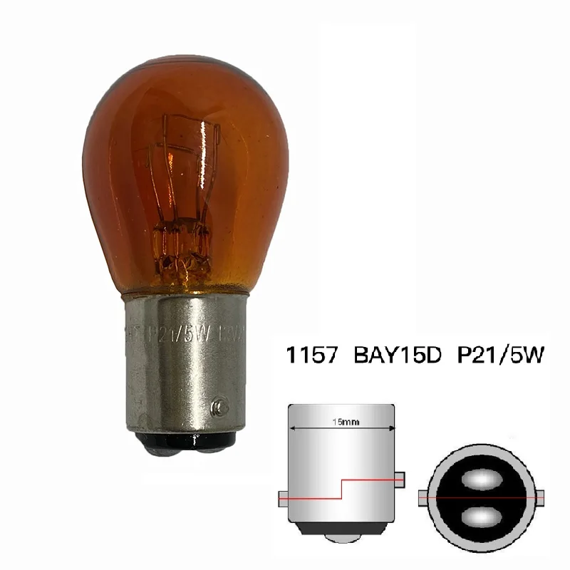 R5W R10W BA15s 9 LED Bulb SMD1210 BLUE